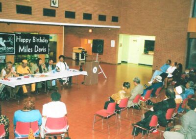 2001 Milesville panel with Quincy Troupe and Michael Datcher
