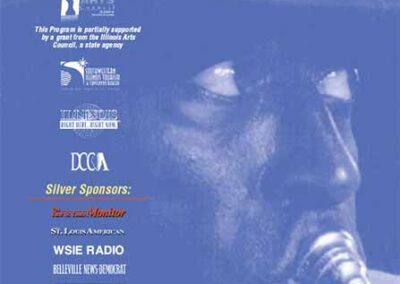 Miles Davis Festival brochure back - Thanks to our sponsors