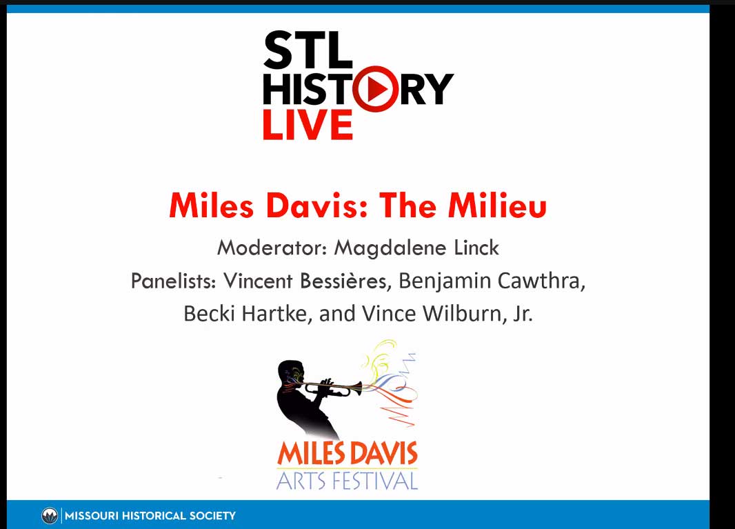 Missouri History Museum Miles Davis Festival announcement